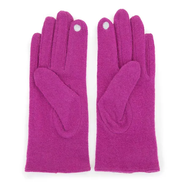 Damskie rękawiczki wełniane do smartfona