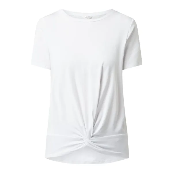 Object T-shirt z dodatkiem modalu model ‘Stephanie’