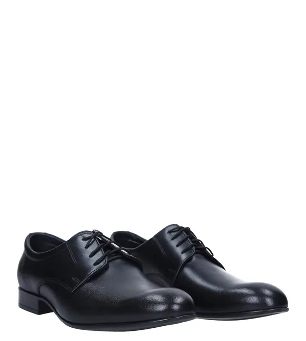 Czarne buty wizytowe skórzane sznurowane Windssor 654