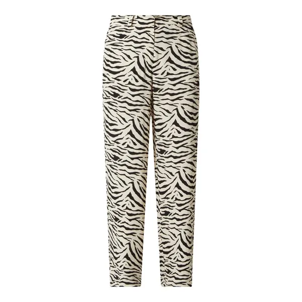 Modström Spodnie materiałowe ze wzorem w zebrę model ‘Ibu’