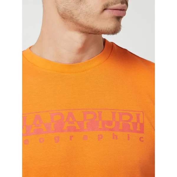 Napapijri T-shirt z nadrukiem z logo model ‘Serial’