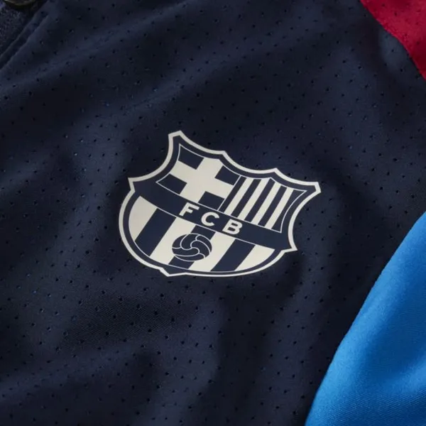 Męska bluza piłkarska FC Barcelona Academy - Niebieski