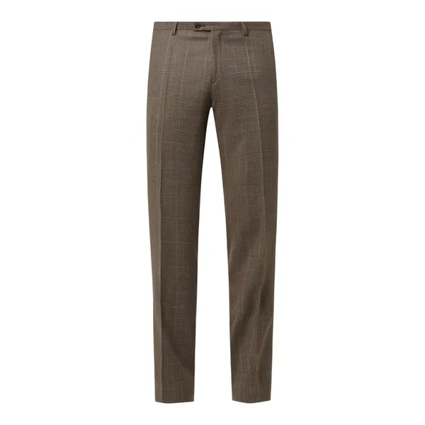 CG - Club of Gents Spodnie do garnituru o kroju slim fit z żywej wełny model ‘Cruz’ — ‘Savile Row’