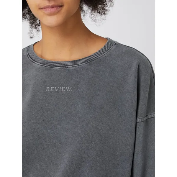 REVIEW Bluza z nadrukiem z logo