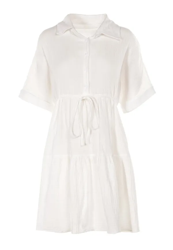 Biała Sukienka Paphethe