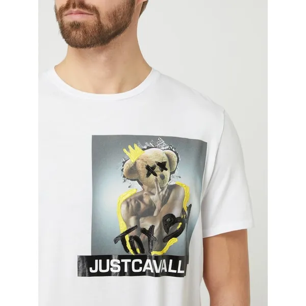 Just Cavalli T-shirt z bawełny