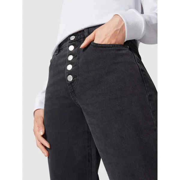 BOSS Casualwear Jeansy z wysokim stanem i 5 kieszeniami model ‘Modern Barrel’