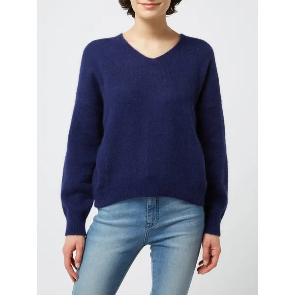 BOSS Casualwear Sweter z mieszanki wełny z alpaki model ‘Filllallon’