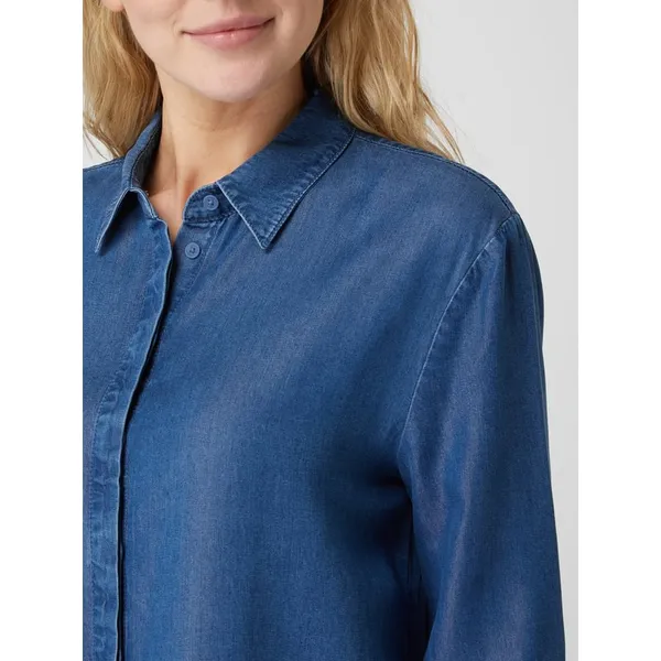 Esprit Collection Bluzka jeansowa z lyocellu