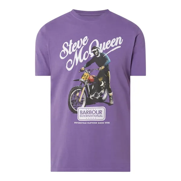 Barbour International™ T-shirt z nadrukami Barbour International x Steve McQueen™