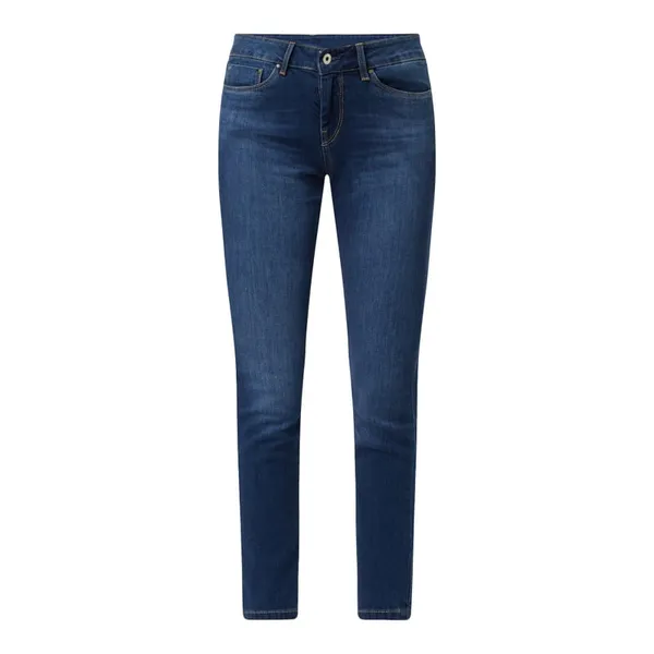 Pepe Jeans Jeansy z wysokim stanem o kroju skinny fit z dodatkiem streczu model ‘Soho’