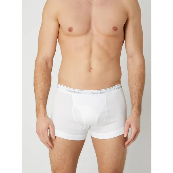 Calvin Klein Underwear Obcisłe bokserki o kroju classic fit z bawełny w zestawie 3 szt.
