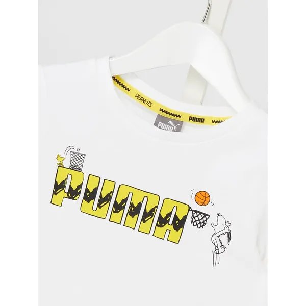 Puma T-shirt o kroju regular fit z bawełny PUMA x PEANUTS