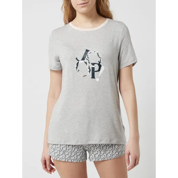 JOOP! BODYWEAR T-shirt z nadrukiem z logo model ‘Soft Elegance’