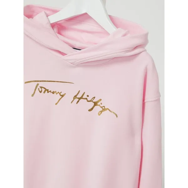 Tommy Hilfiger Teens Bluza z kapturem z nadrukiem z logo