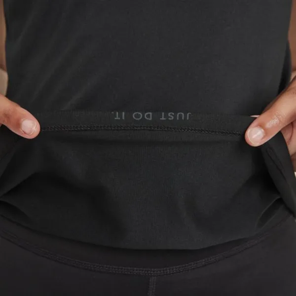 Koszulka treningowa bez rękawów dla dużych dzieci (dziewcząt) Nike Dri-FIT One - Czerń