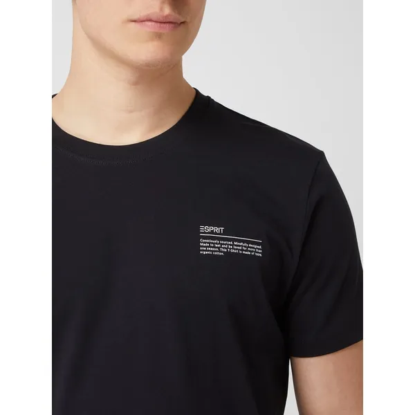 Esprit T-shirt o kroju regular fit z bawełny ekologicznej