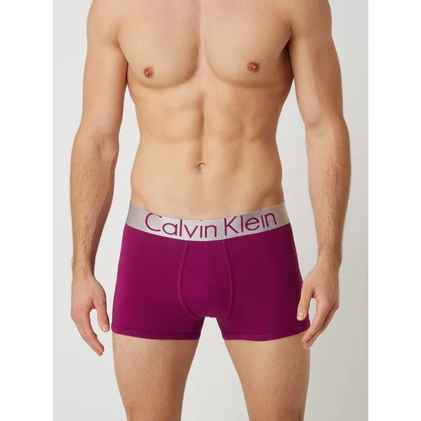 Calvin Klein Underwear Obcisłe bokserki z dodatkiem streczu w zestawie 3 szt. model ‘Steel’