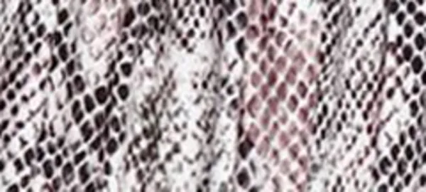 Sukienka midi na ramiączkach, w wężowy nadruk