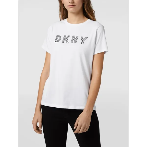 DKNY PERFORMANCE T-shirt z nadrukiem z logo