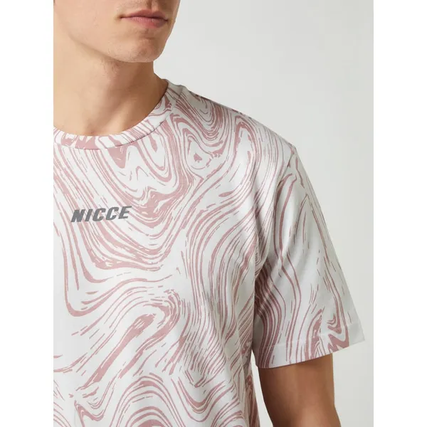 NICCE T-shirt we wzory na całej powierzchni