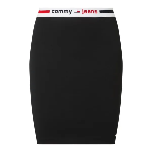 Tommy Jeans Spódnica z elastycznym paskiem z logo