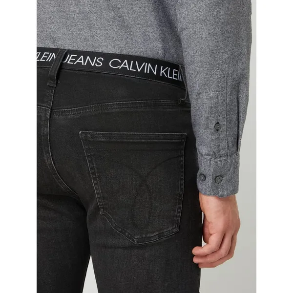 Calvin Klein Jeans Jeansy o kroju Skinny Fit z dodatkiem streczu