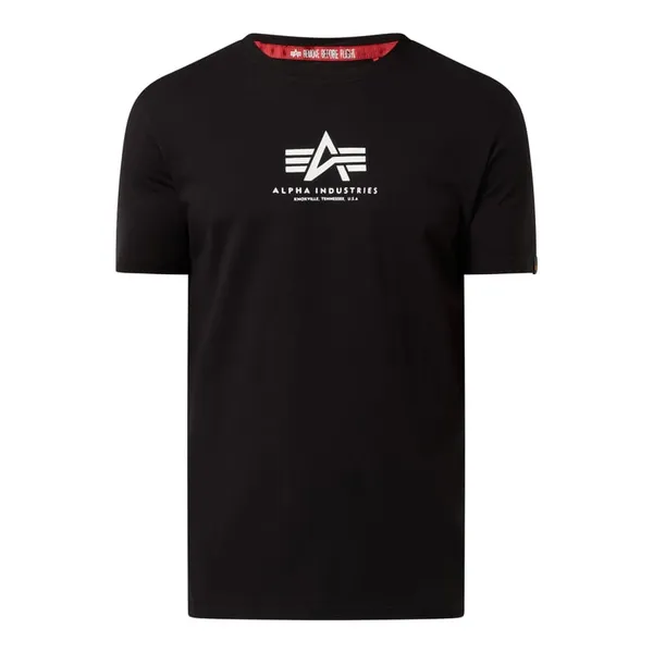 Alpha Industries T-shirt z detalami z logo
