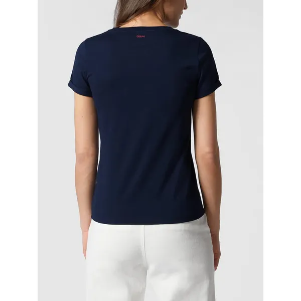 HUGO T-shirt z bawełny model ‘The Plain Tee 1’