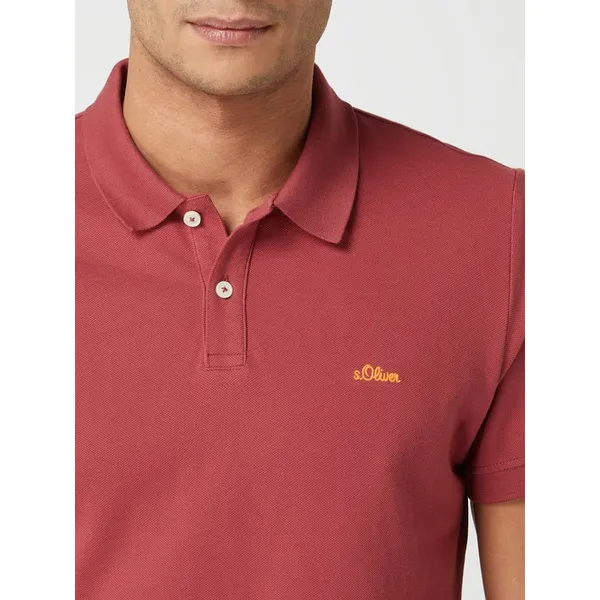 s.Oliver RED LABEL Koszulka polo o kroju regular fit z bawełny