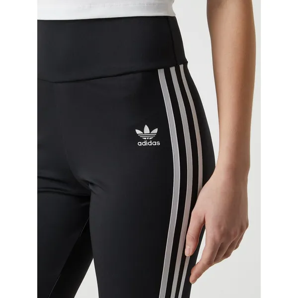 adidas Originals Spodnie kolarki z paskami z logo po bokach