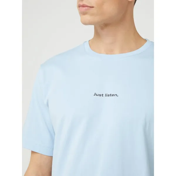 Funktion Schnitt T-shirt z bawełny ekologicznej model ‘Listen’