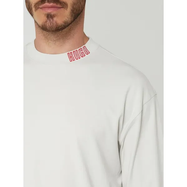 HUGO Bluza z wyhaftowanym logo model ‘Dotch’