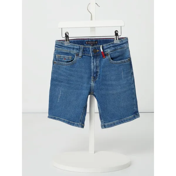 Tommy Hilfiger Teens Szorty jeansowe o kroju tapered fit z dodatkiem streczu