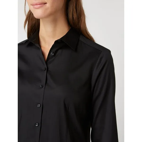 Eterna Bluzka koszulowa o kroju comfort fit z dodatkiem streczu