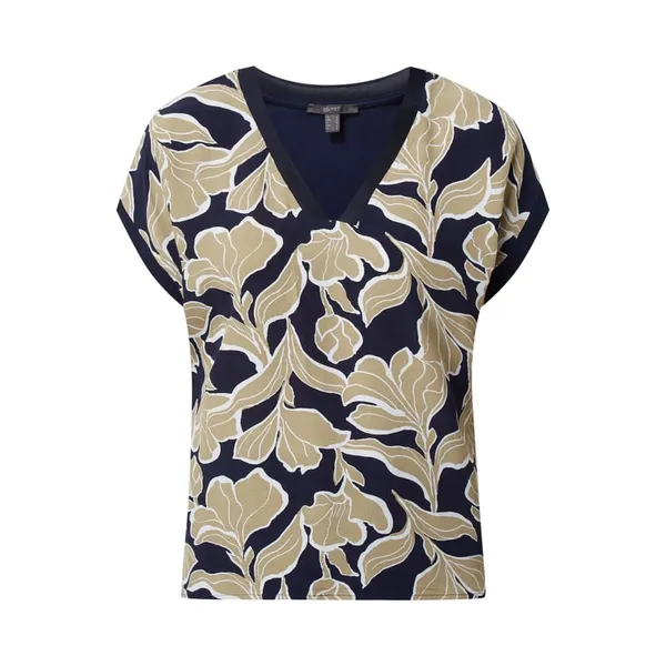 Esprit Collection Bluzka z przodem w kontrastowym kolorze