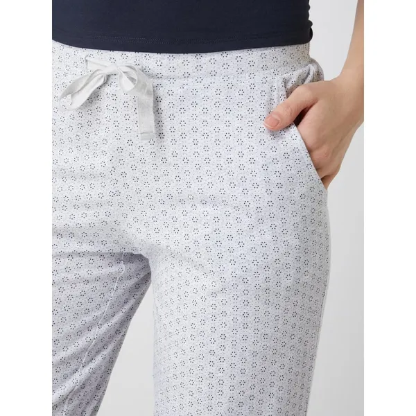 Schiesser Spodnie od piżamy z wzorem na całej powierzchni