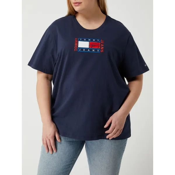 Tommy Jeans Curve T-shirt PLUS SIZE z bawełny ekologicznej
