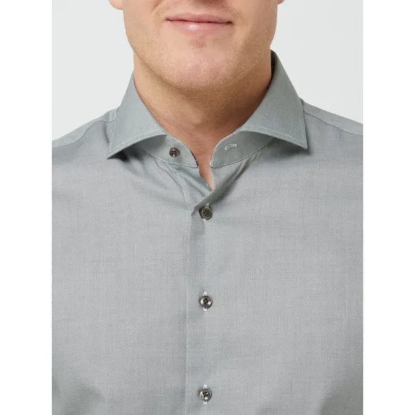 Profuomo Koszula biznesowa o kroju slim fit z tkaniny Oxford