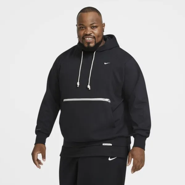 Męska bluza do koszykówki z kapturem Nike Standard Issue - Czerń