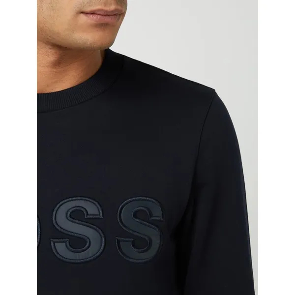 BOSS Bluza z bawełny model ‘Stadler’