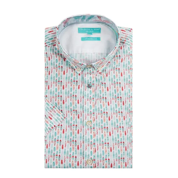 Colours & Sons Koszula casualowa o kroju regular fit z czystej bawełny model ‘Colin’