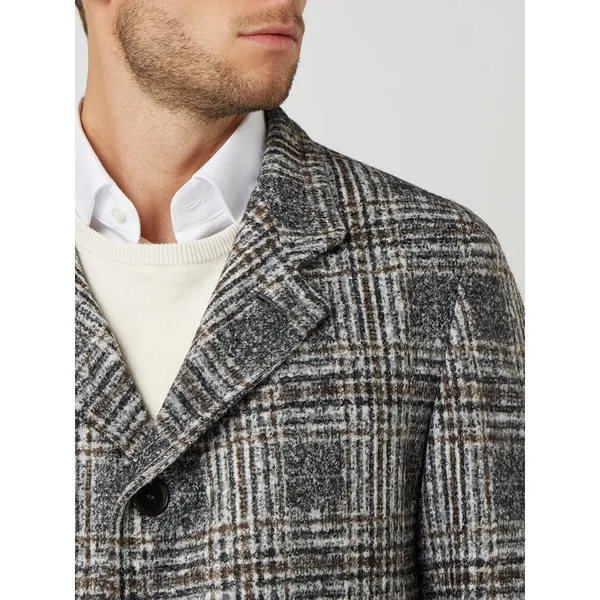 Carl Gross Krótki płaszcz z dodatkiem żywej wełny model ‘Raymond’