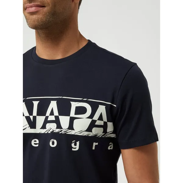 Napapijri T-shirt z nadrukiem z logo model ‘Silei’