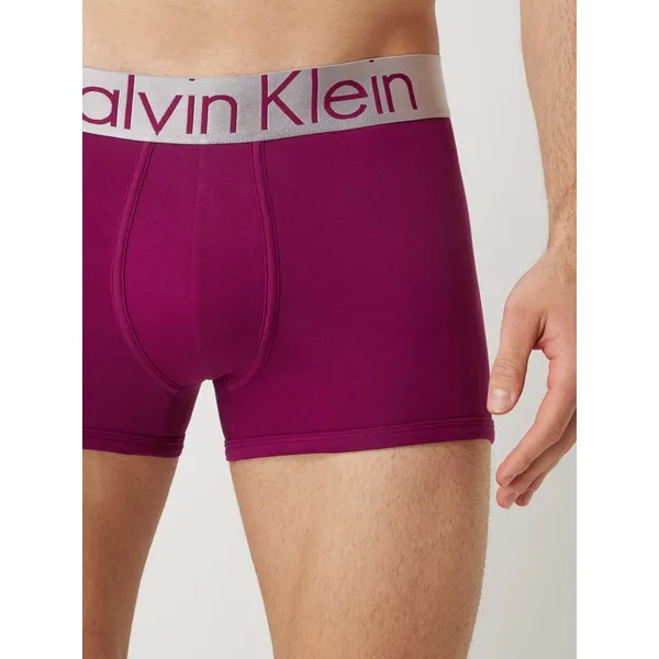 Calvin Klein Underwear Obcisłe bokserki z dodatkiem streczu w zestawie 3 szt. model ‘Steel’