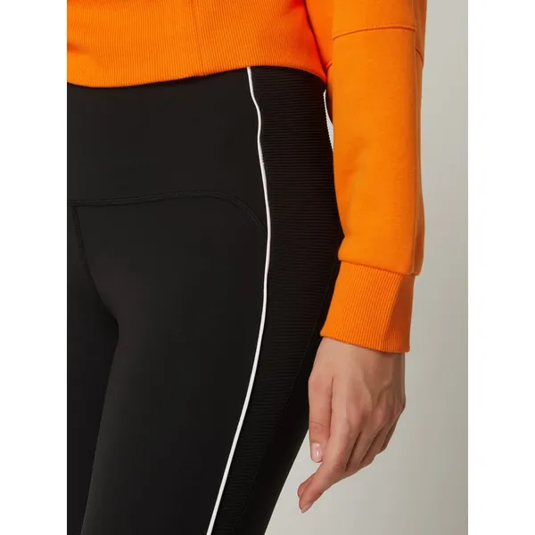 Reebok Active Sportowe legginsy z paskami w kontrastowym kolorze