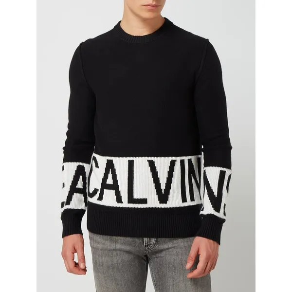 Calvin Klein Jeans Sweter w blokowe pasy