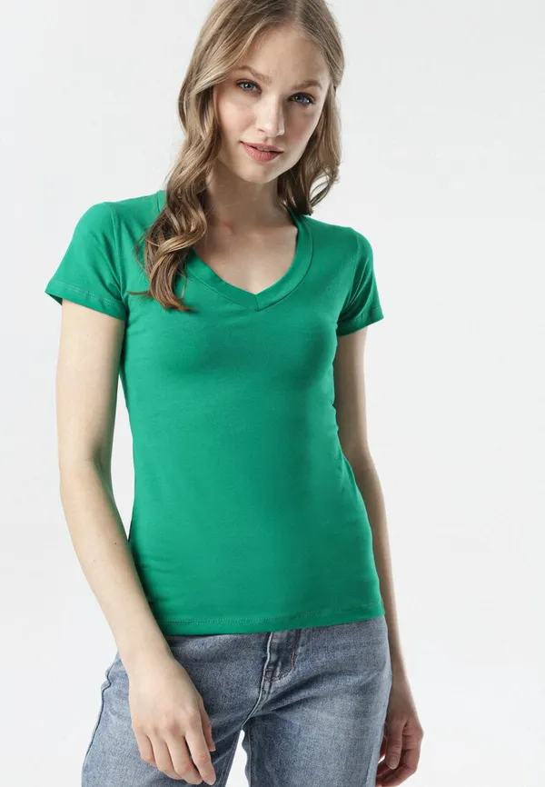 Zielony T-shirt Aegameda