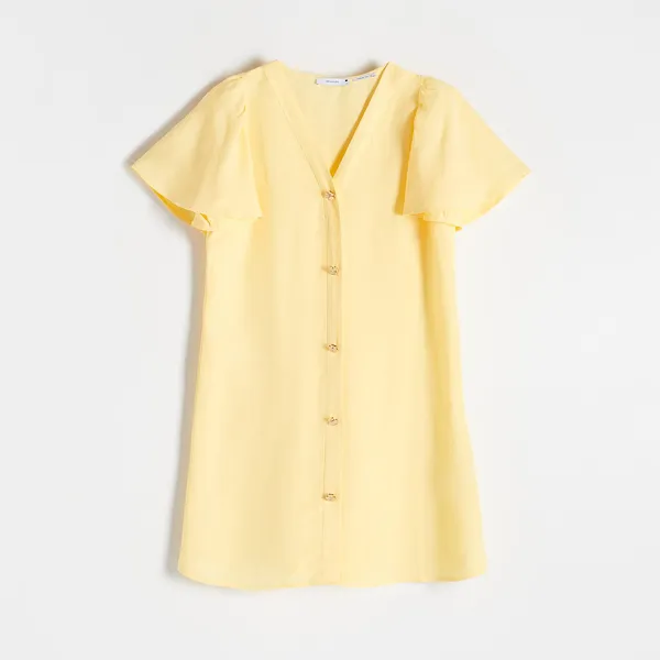 Sukienka mini - Żółty