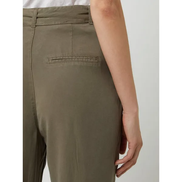 Vero Moda Spodnie z zakładkami w pasie o luźnym kroju z lyocellu model ‘Mia’